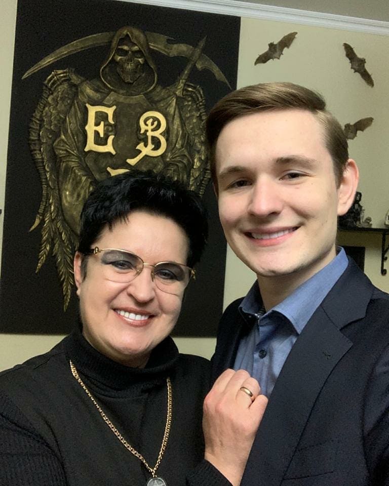 Елена Голунова с сыном
