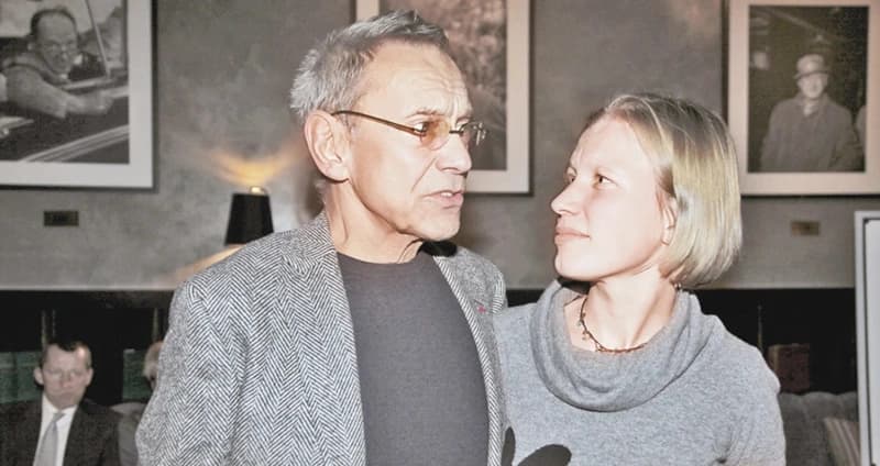 Андрей Кончаловский с дочерью Дарьей