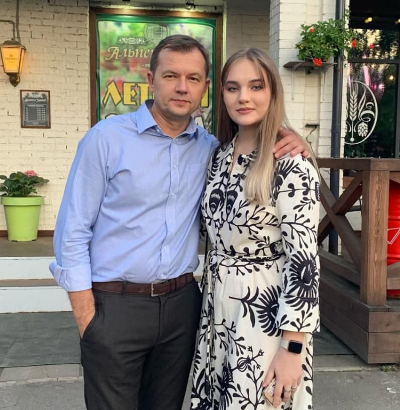 Алексей Фатеев с дочерью Марией