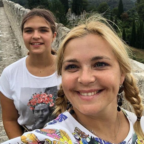 Ирина Пегова с дочерью