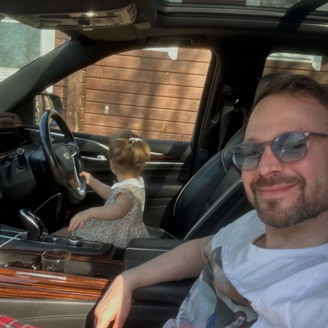 Алексей Чадов с дочерью
