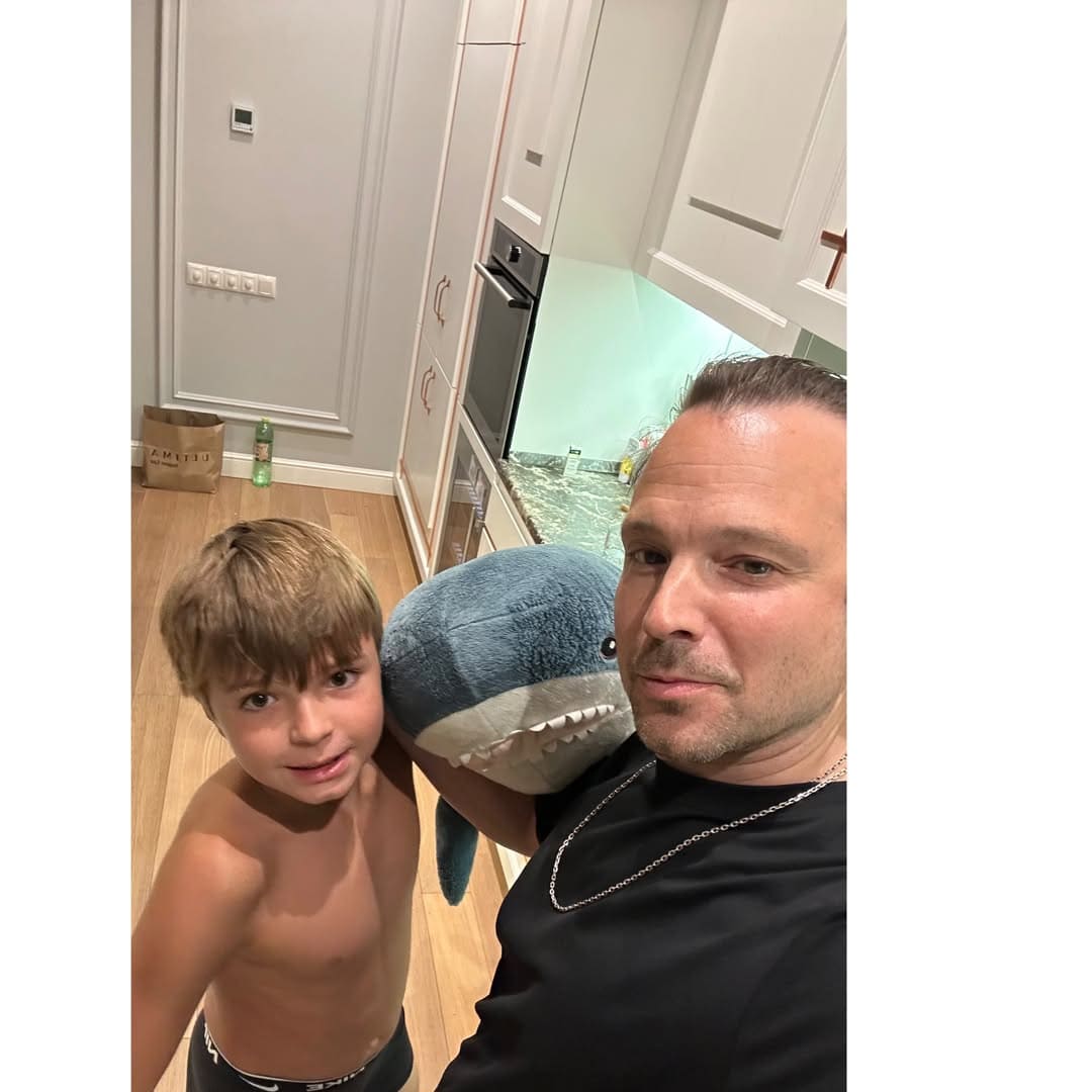 Алексей Чадов с сыном