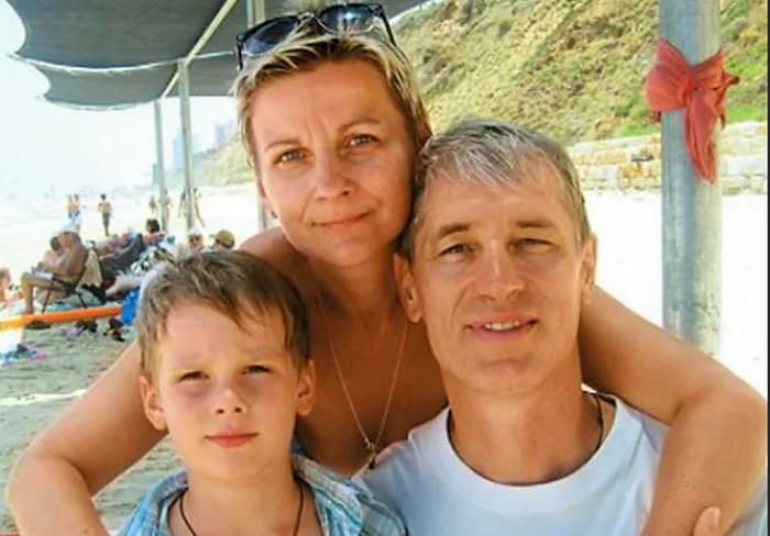 Сергей Варчук с женой и сыном Иваном