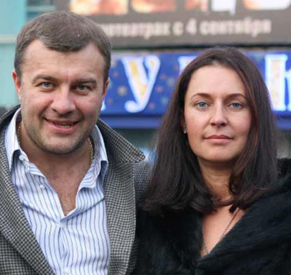 Михаил Пореченков с супругой